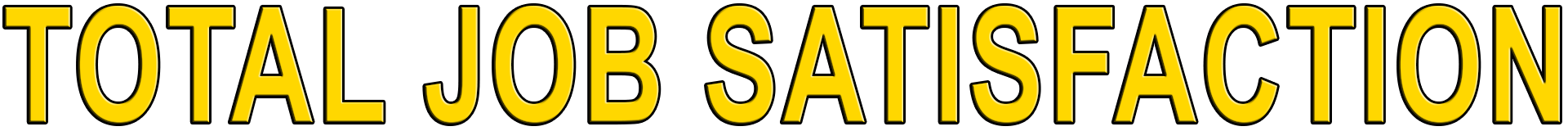 TOTAL JOB SATISFACTION